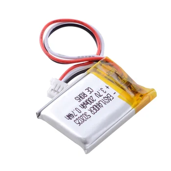 Şarj edilebilir Li-polimer 3.7 v 200mah JST 1.0 3p 502025 Pil PSP İçin akıllı saat LED Lambalar Bluetooth Hoparlörler Mini Kameralar