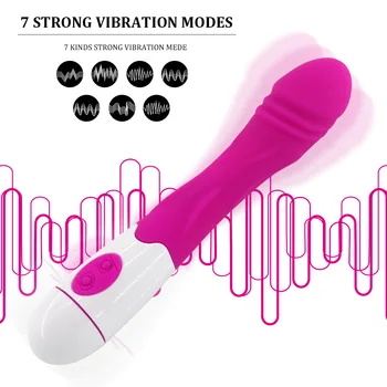 EXVOID Güçlü Vibratörler G-spot Masaj 7 Modu AV Sopa Yapay Penis Vibratör Silikon Seks Oyuncakları Kadınlar için Yetişkin Ürünleri Sihirli Değnek
