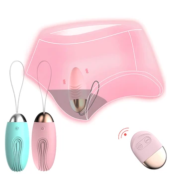 10 Modları Kegal Topu Aşk Yumurta Kablosuz Atlama Yumurta Vibratör Güçlü Mermi Ben Wa Topları Kadınlar için Seks Oyuncak Klitoris Stimülasyon