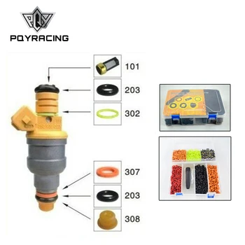 PQY-Evrensel tip yakıt enjektörü tamir takımları, Elektronik Yakıt Enjeksiyon Tamir Uydurma, 200 takım / kutu PQY4489