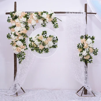 70x30 55x45 cm düğün zemin çiçek düzenleme parti yapay köşe çiçekler satır T sahne Sahte Flores düğün dekorasyon