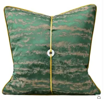 Yeni Çin tarzı işlemeli yastık kılıfı yatak odası başucu dekoratif minder örtüsü