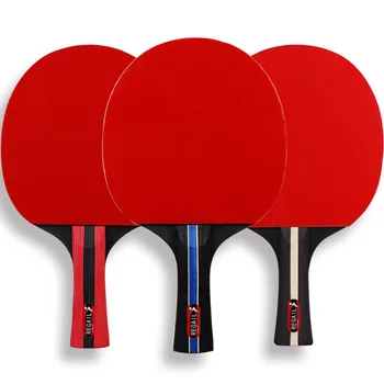Bir çift Yüksek Yapışkan Masa Tenisi Raketi Karbon Bıçak Ping Pong Yarasa Rekabet Ping Pong Raket Hızlı Saldırı