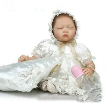 Yeniden doğmuş Giyim Yeniden Doğmuş Bebek Bebek Kız Giysileri Kıyafet Dahil Değildir Bebek 20-22 