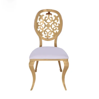 En moda içi boş modern tasarım PU deri metal yemek sandalyesi arkalığı ile hafif lüks tabure restoran için en iyi