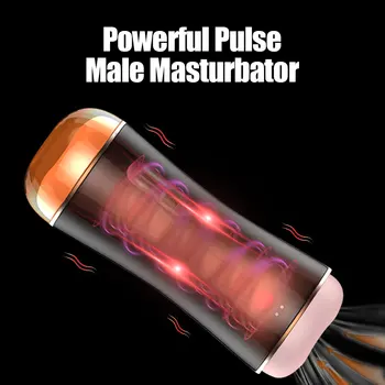 18 + Büyük Kedi Erkek mastürbasyon kupası Eller Serbest Titreşimli Emmek Makinesi Adam Masturbator Simülasyon Vajina Seks Oyuncakları erkekler İçin