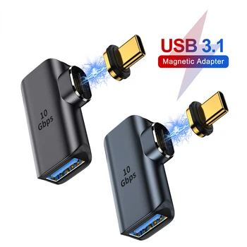 USB 3.1 Adaptör Tip-C USB3.1 Manyetik Adaptör OTG C Tipi Konnektör Hızlı Şarj İçin Xiaomi Huawei Samsung Macbook