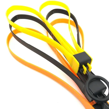 Plastik kablo bağı Askısı Kelepçe CS Spor Dekoratif Kemer Dişli Tek Kullanımlık Flex kablo bağı CabOrange Sarı Siyah 1 ADET