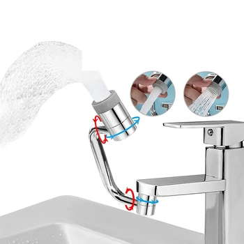 Yüz Yıkama Eki Musluk Genişletici Havalandırıcı Sıçrama Filtresi Musluk Lavabo 2 Su Çıkış Modu
