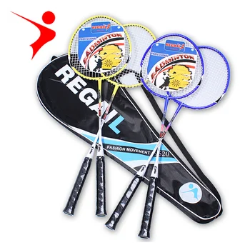 2 Adet Eğitim badminton raketi Raket Taşıma Çantası İle Spor Ekipmanları Dayanıklı Hafif Alüminyum Alaşımlı Spor Ekipmanları