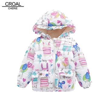 MERCAN CHERIE Polar Kış Ceket Kız Kış Ceket Çocuklar Sıcak Kalın Tavşan Bebek Giysileri Mont Giyim Bebek Palto