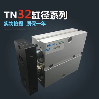 TN32 * 80 Ücretsiz kargo 32mm Çap 80mm İnme Kompakt Hava Tüpleri TN32X80-S Çift Eylem Hava Pnömatik Silindir
