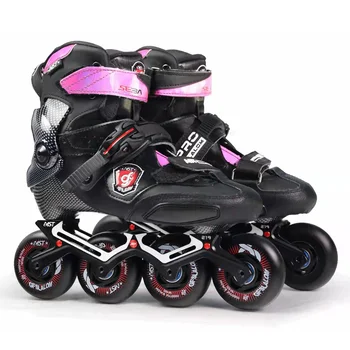 100 % Orijinal 2022 SEBA TRİX tek sıra tekerlekli paten MST Karbon Fiber Rulo Ayakkabı Rockered Çerçeve Slalom Sürgülü Ücretsiz Paten Patines