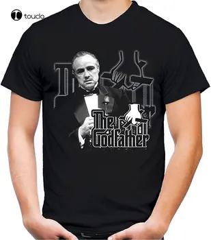 Godfather T-Shirt Mafya Godfather Gangster Filmi M4 Tee Gömlek Özel Yetişkin Genç Unisex Dijital Baskı Tee Gömlek