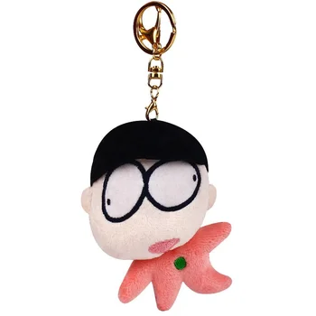 osomatsu anime anahtarlık komik kawaii Peluş Dolması Karikatür peluş oyuncaklar Sevimli çanta accesorios kawaii OSO bebek Süs arkadaş hediye