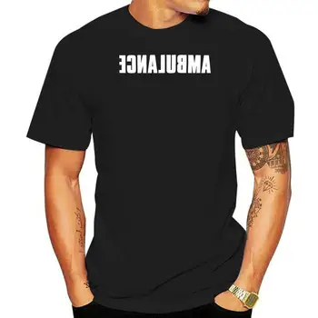 EMT T-shirt Ambulans Geriye Tasarım Tee Yuvarlak Boyun Satış Erkek Doğal Pamuk T Gömlek TEE