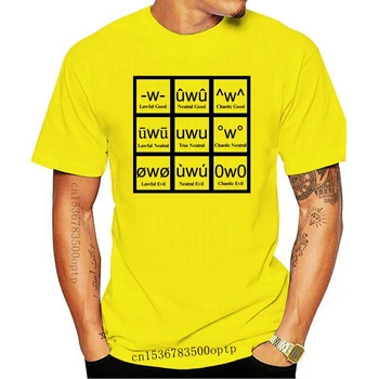 Yeni Erkek tişört Kısa kollu Hizalama Sistemi uwu Unisex T Shirt O boyun Kadın t-shirt