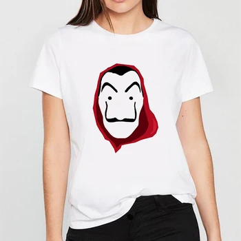 Yaz kadın T-shirt Kart Ev Etiket Baskı T-shirt Harajuku Ullzang Komik grafikli tişört Moda Üst Kadın