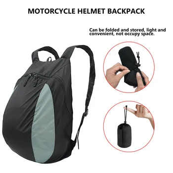 Motosiklet Çantaları Su Geçirmez Motosiklet Kask Sırt Çantası Büyük Kapasiteli Kask saklama çantası Açık Spor Motosiklet Sürme