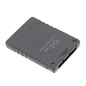 64M Hafıza Kartı PS2 Oyun Konsolu Oyun Veri Depolama Bellek Genişletme Cardsfor Sony Playstation 1 PS2 Siyah Hafıza Kartı