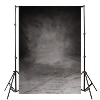 Yeni Büyük 10x5FT Retro Siyah Gri Fotoğraf Arka Plan Fotoğraf Stüdyosu Backdrop Sahne