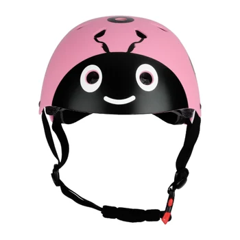 Sevimli Uğur Böceği Kaskları Çocuk Erkek Kız Spor Güvenlik Şapka Ayarlanabilir Kaykay Koruyucu Kask Açık Güvenlik Dişli Çocuklar için