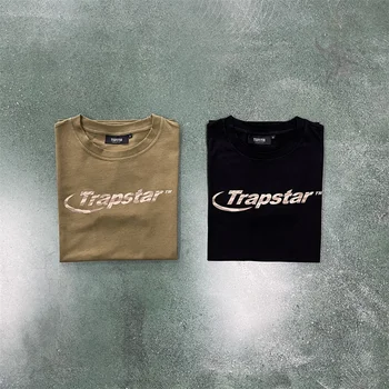 Yüksek Sokak Erkekler Yaz Trapstar T-shirt Kaplan Camo Tee 1: 1 En Kaliteli Vintage Kadınlar Kazak 2022 Yaz moda giyim