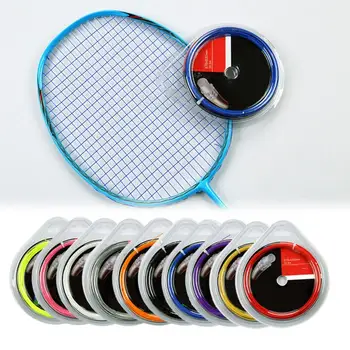 60 % HOT10. 3m 0.7 mm Raket Hattı uygun darbeye dayanıklı iplik Badminton Raket Hattı Raketle Net badminton takımı için N