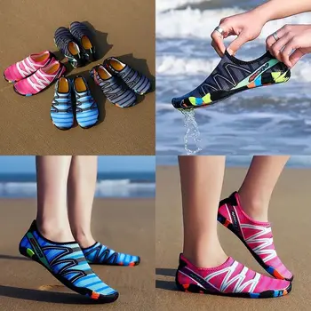 Unisex Sneakers Yüzme Ayakkabı Çabuk Kuruyan Aqua Ayakkabı ve çocuk su ayakkabısı zapatos de mujer Plaj erkek ayakkabısı