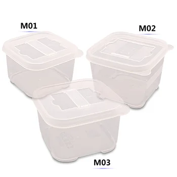 Çok Kapasiteli Taze Tutma kapaklı kutu Gıda Hazırlık Konteyner Plastik Mühürlü Buzdolabı Mutfak Depolama Kullanımlık Organizatör