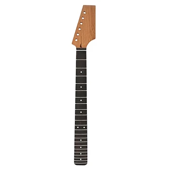 Yarım Kürek Gitar Mesnetli 22 Frets Kavrulmuş Gülağacı Kakma Noktalar Klavye Elektro Gitar Boyun Değiştirme