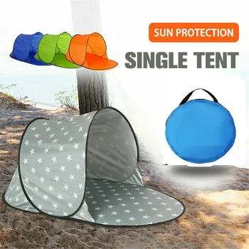 Plaj çadırı Otomatik Anında kolay kurulan çadır Taşınabilir Hafif Deniz Yaz UV Koruma Kamp balıkçı çadırı Cabana Güneş Barınak