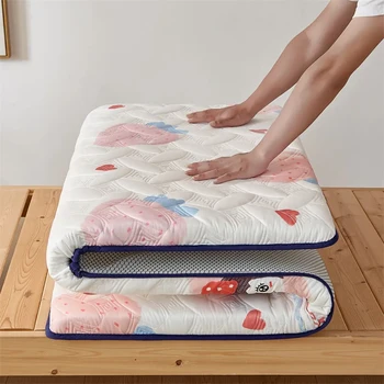 Yatak odası mobilyası yatak şilteleri Doğal Lateks Kap Futon Tatami şişme yatak Yatak Uyku Paspaslar Zemin Silindiri