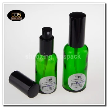 toptan PXG20 - 30ml cam parfüm şişeleri, siyah alüminyum pompa ve kapaklı 1 ons sprey şişeleri, 1 oz boş parfüm sprey şişesi