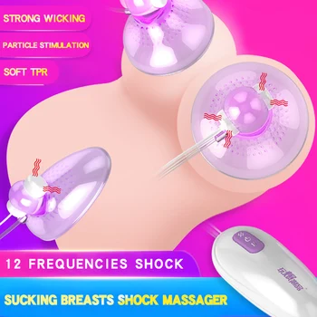 Yalamak Dil Meme Vibratör Meme Masajı Klitoris Stimülatörü Meme Enayi Fincan Vibratör Oral Seks Oyuncakları Çift için göğüs pompası