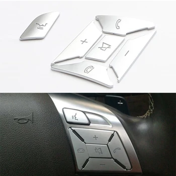 Aksesuarları Araba İç Düğme ayar kapağı 12 adet ABS Kapak Dayanıklı Yüksek Kaliteli direksiyon Düğmesi ayar kapağı