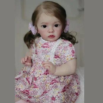 58 cm Topluca Missy Reborn Bebek Kitleri Demonte DIY Bebek Parçaları El Yapımı Boyalı Gerçekçi Bebe Reborn Kiti Reborn Günah Pintar
