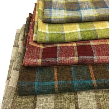 9 renk 1 yard Ekose düz renk yumuşak pamuklu kanepe eşarp etek takım elbise kumaş kumaş giyim tasarımcısı orijinal kumaşlar patchwork