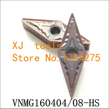 10 ADET VNMG160404 HS / VNMG160408 HS karbür CNC ekler, CNC torna aracı, geçerlidir paslanmaz çelik ve çelik işleme, MVUNR / MVQNR