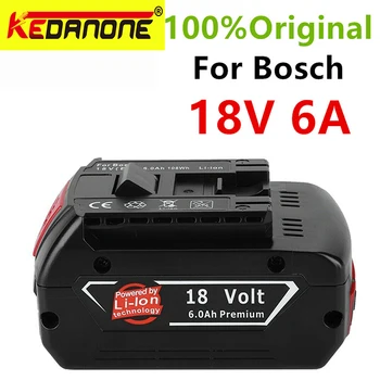 2020 100 % Original18V 6.0 / 8.0 / 10ah şarj edilebilir lityum iyon batarya için Bosch 18V 6.0 A Yedek Pil Taşınabilir Yedek BAT609