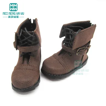 10.5 * 3.5 cm BJD bebek ayakkabıları moda Martin çizmeler, deri ayakkabı 65-75cm SD17 POPO68 BJD aksesuarları