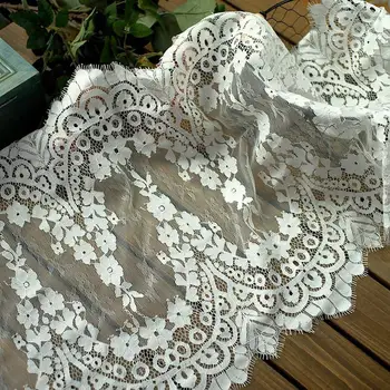 30 Metre / grup Yumuşak Örgü Çiçek Kirpik Dantel Elbise Malzemesi DIY Düğün Çekimi Dekorasyon Ev Aksesuarları