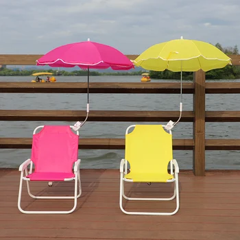 Aqumotic çocuk plaj sandalyesi Şemsiye Güneş Koruyucu Şemsiye Bebek Dışkı Shoal 1 adet Sevimli Karikatür Sandalyeler Çocuklar için Kat Recliner