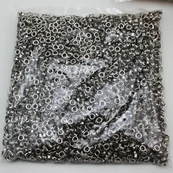 500 takım 3.5 mm Antik Gümüş metal bakır halkalar düğmeler giysi aksesuarı çanta bulguları