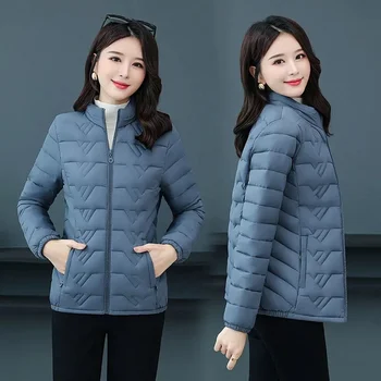 Kış Ceket Kadın Parkas 2021 Yeni Moda Kore Gevşek Kısa Ceket Kalınlaşmak Kadın Parka Pamuk Yastıklı Kar Ceket Dış Giyim