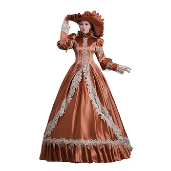 Viktorya dönemi tarzı elbise rokoko elbisesi saray kostüm stüdyo fotoğraf drama performans İngiliz prenses elbise viktorya dönemi tarzı elbise