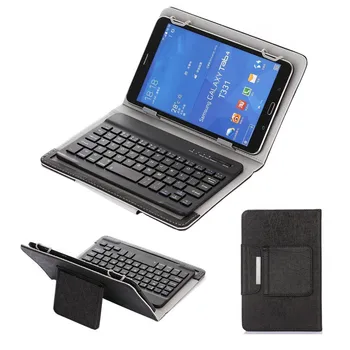 Kılıf için Lenovo Tab 6 10.3 2021 kablosuz bluetooth Klavye Deri Standı tablet için Lenovo Tab 6 10.3 2021 + kalem + USB + OTG