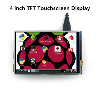 4 İnç Ekran Ahududu Pi Dokunmatik Ekran LCD TFT HD 480X320 Spı Arayüzü Monitör Ahududu Pi için A+ B+/2B 3B