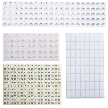 5 adet Boş Beyaz Etiket Etiketleri Küçük Kağıt Yapışkanlı etiket Çıkartmaları Yazılabilir Not yapışkan etiket El Sanatları elmas boyama İçin