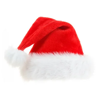 Klasik Noel noel baba şapkaları Ekstra Kalınlaşmak noel şapkaları Kışın Günlük Kullanım için SP99